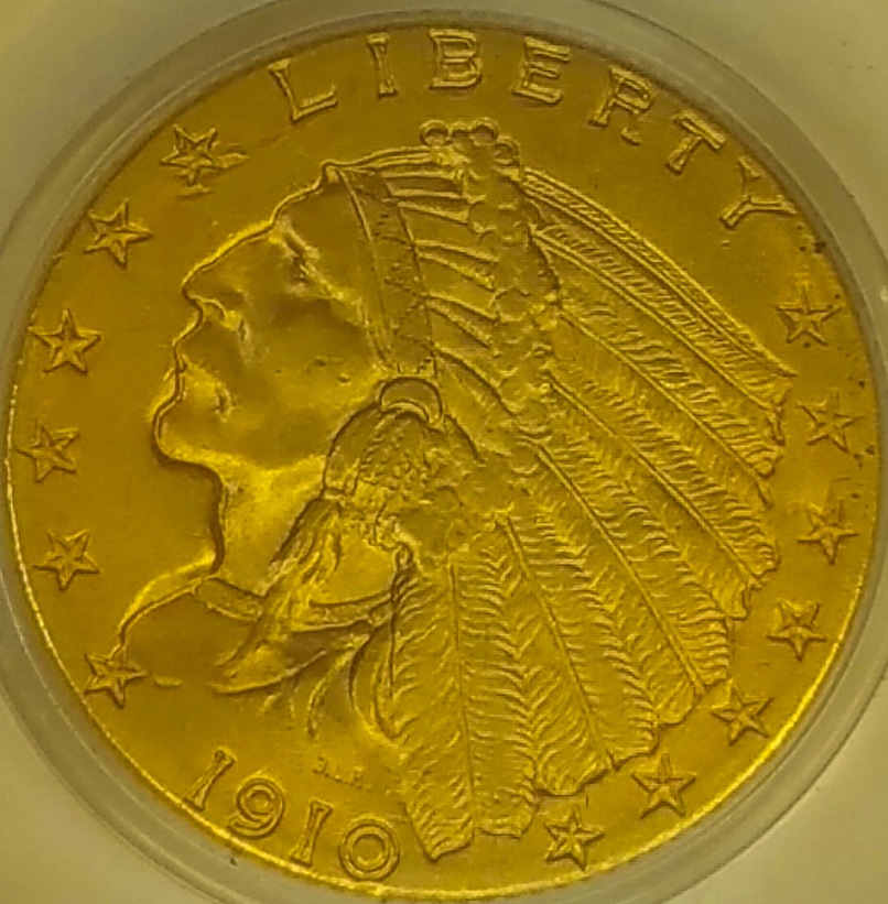 Grade?--1910-$2-1/2-&-1915-$5