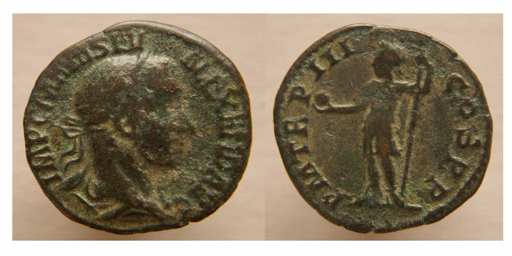 Severus-Alexander--Limes-Denarius