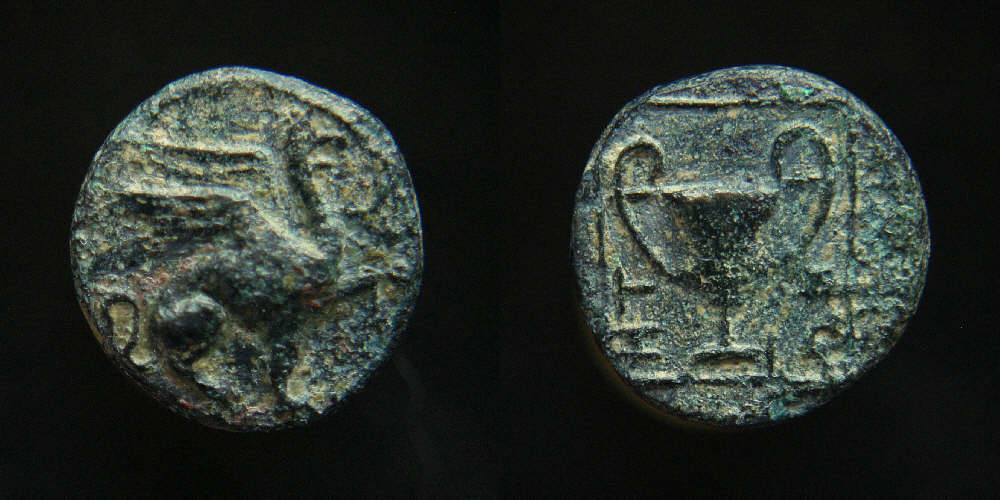 Two--Greek-Coins...teos-And-Abdera