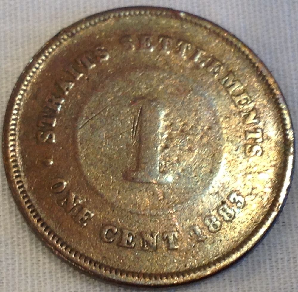Straits-Settlement's-One-Cent-1895