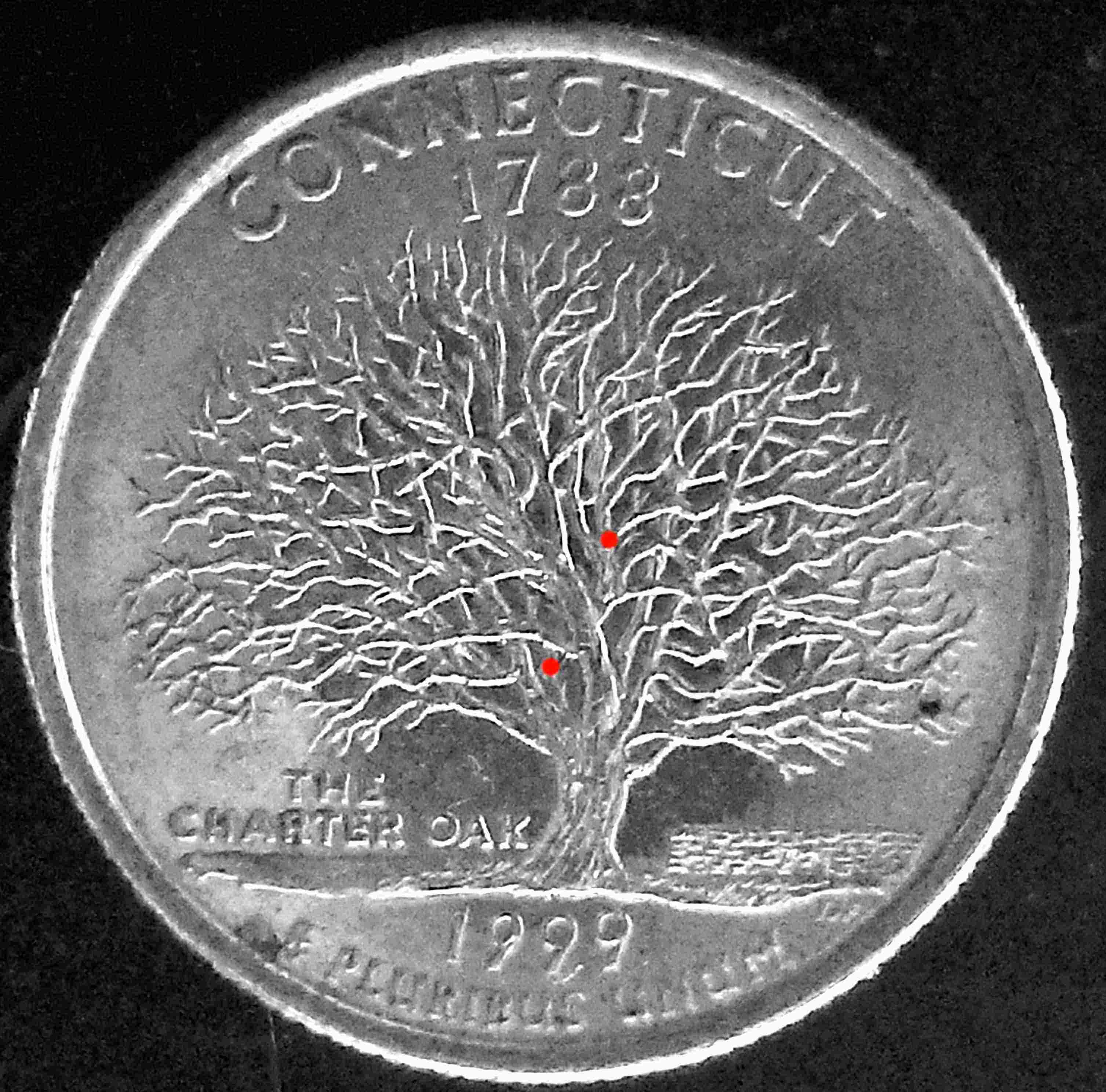 1999-P-Connecticut--Quarter-Looks-To-Be-A-DDR.