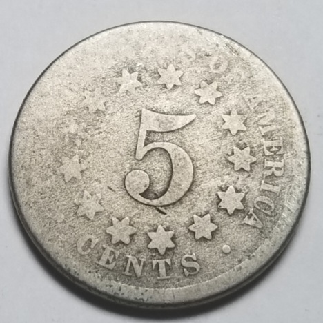 Continuing,-1867-Shield-Nickel