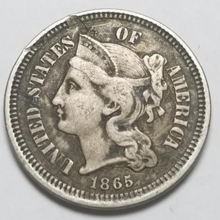 1865-3-Cent-Nickel.-I-Will-Take-A-Guess-On-This-One.