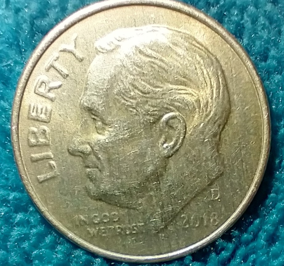 2018-Roosevelt-Dime-Reverse-Blank-Planchette