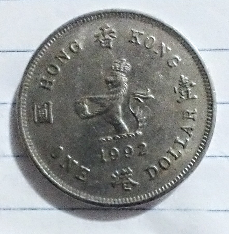 Hong-Kong:-British-Colony-Elizabeth-II-1-Dollar-1992