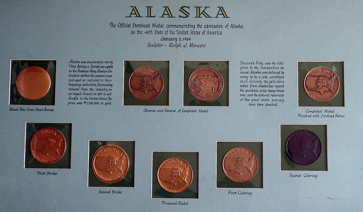 Commems-Collection-Medals:-1959-Alaska-Statehood