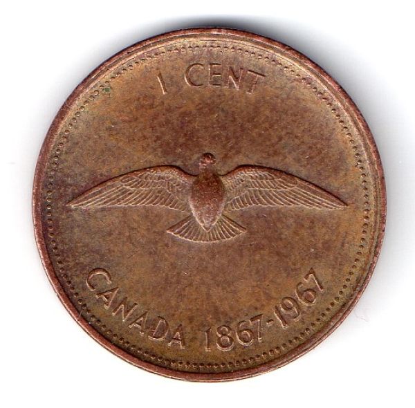 Canadian-1-Cent-1967-With-Multiple-Errors