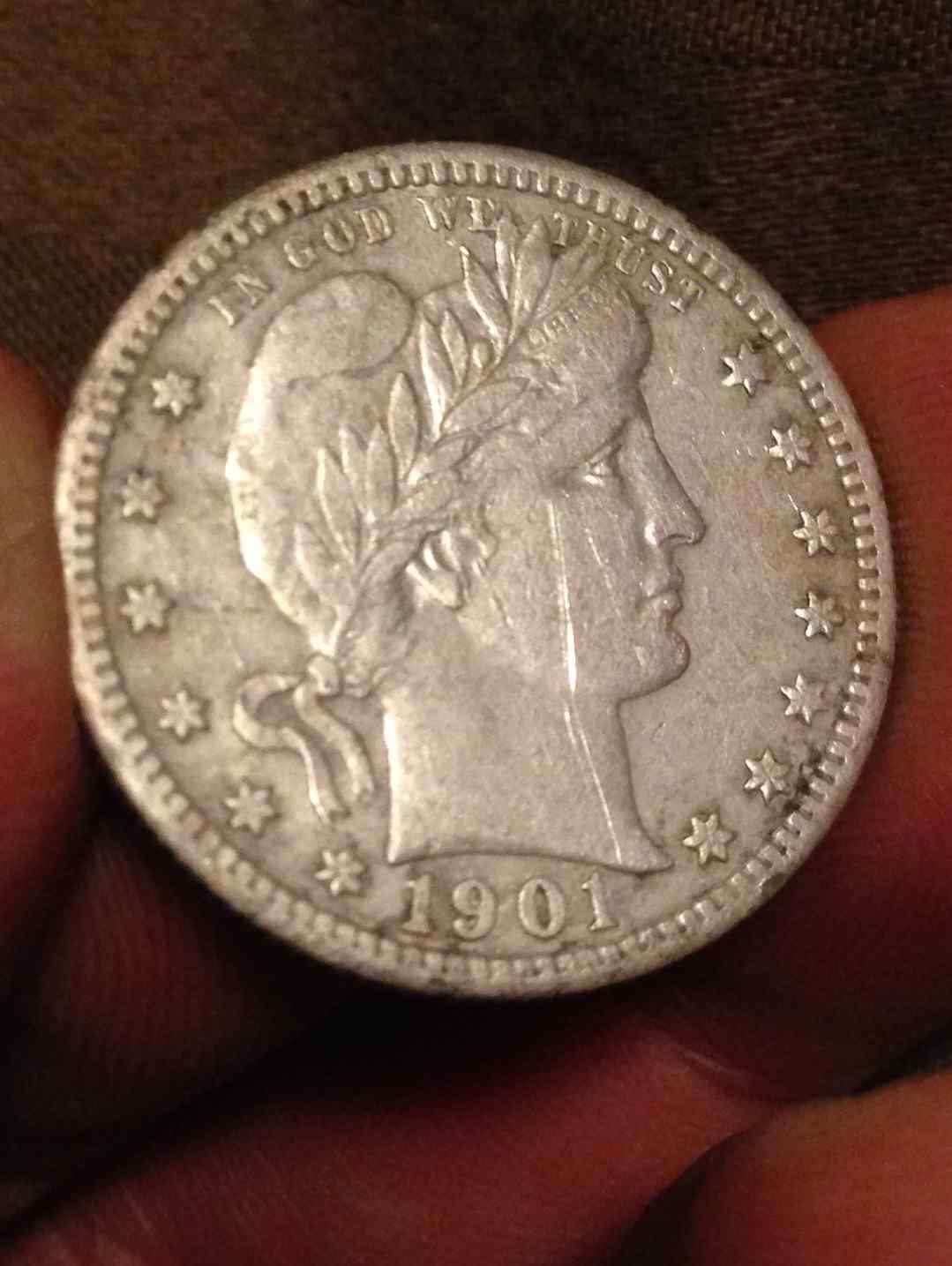 1901-S-Barber-Quarter-That-I-Found.-Serious-Questions
