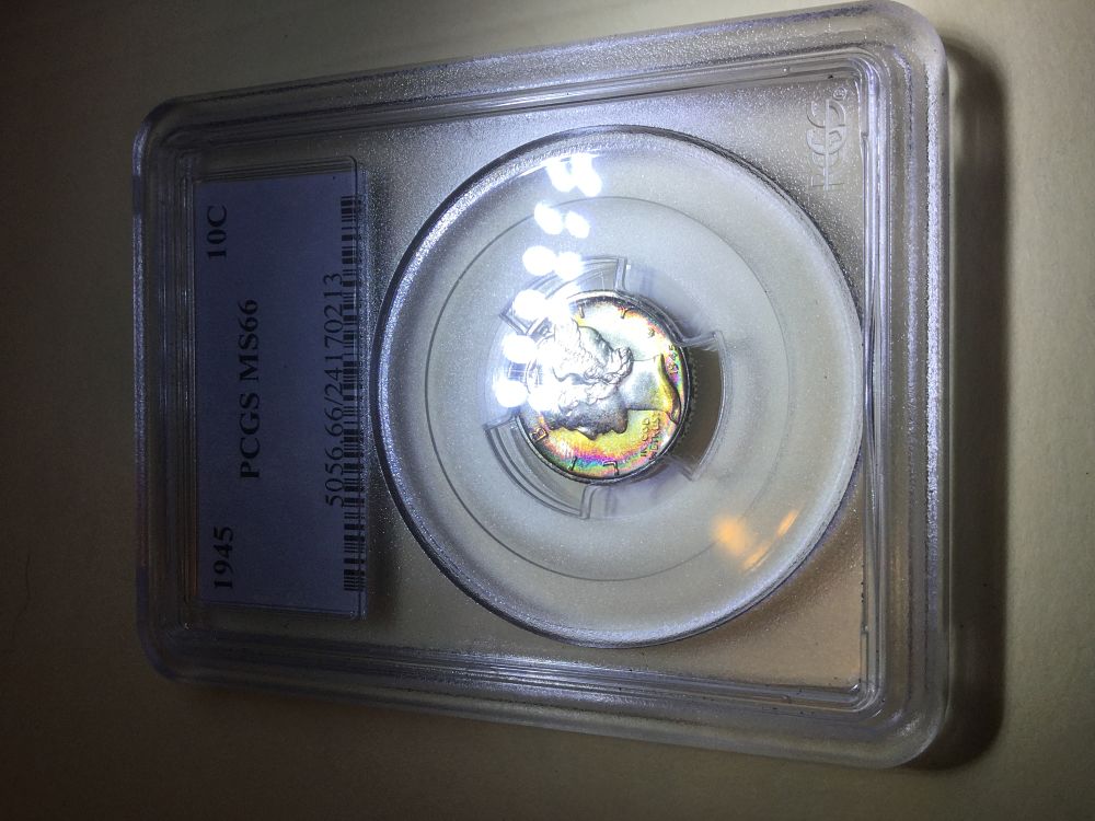 Toned-Mercury-Dimes;-My-Collection-And-Yours