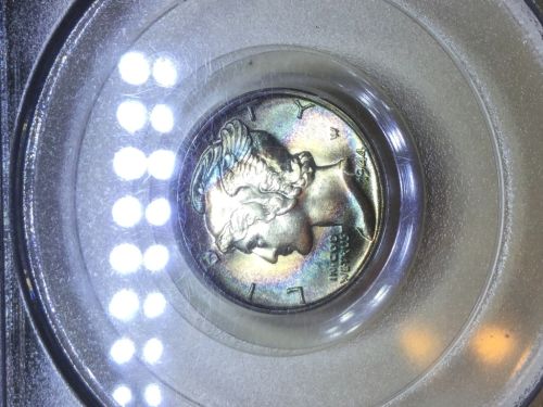 Toned-Mercury-Dimes;-My-Collection-And-Yours