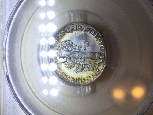 Toned-Mercury-Dimes;-My-Collection-And-Yours