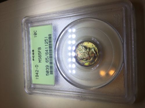 Toned-Mercury-Dimes;-My-Collection-And-Yours