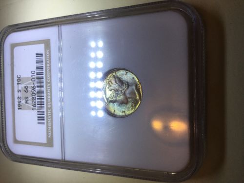 Toned-Mercury-Dimes;-My-Collection-And-Yours