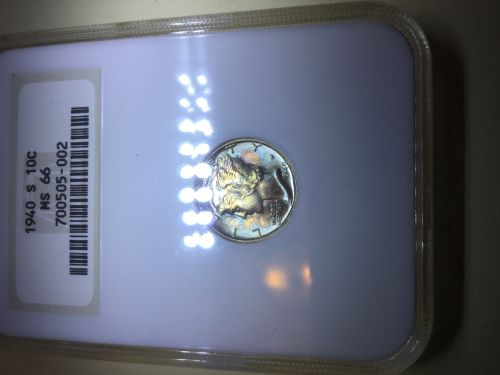 Toned-Mercury-Dimes;-My-Collection-And-Yours