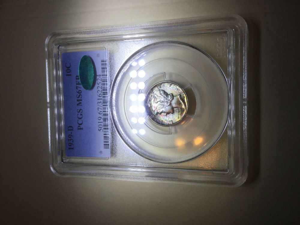 Toned-Mercury-Dimes;-My-Collection-And-Yours