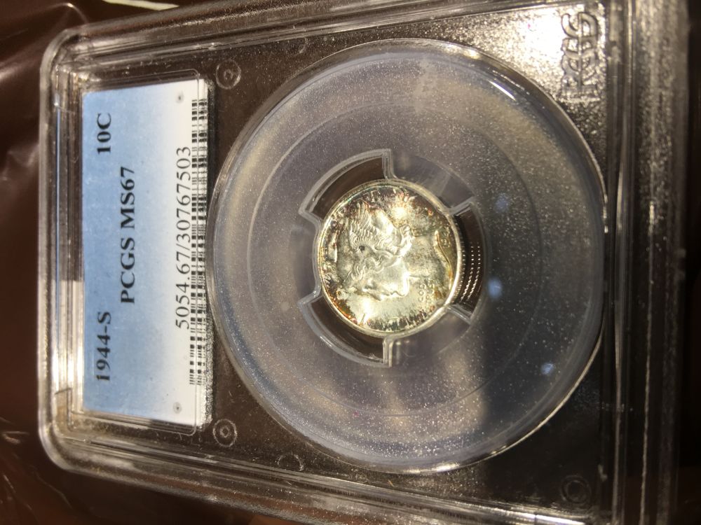 Toned-Mercury-Dimes;-My-Collection-And-Yours