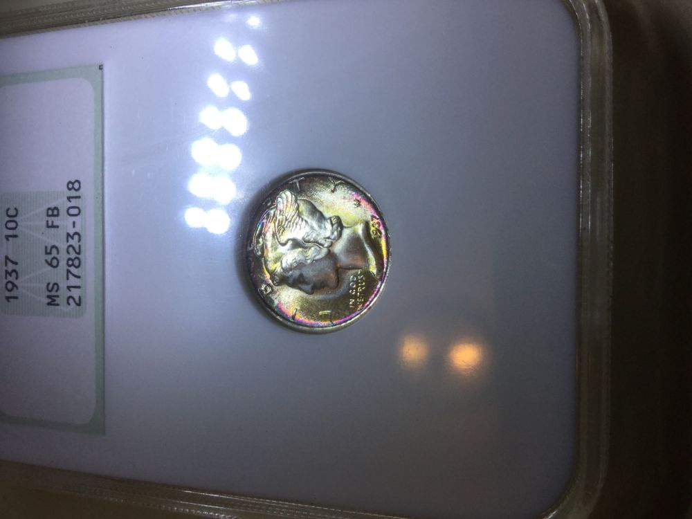 Toned-Mercury-Dimes;-My-Collection-And-Yours