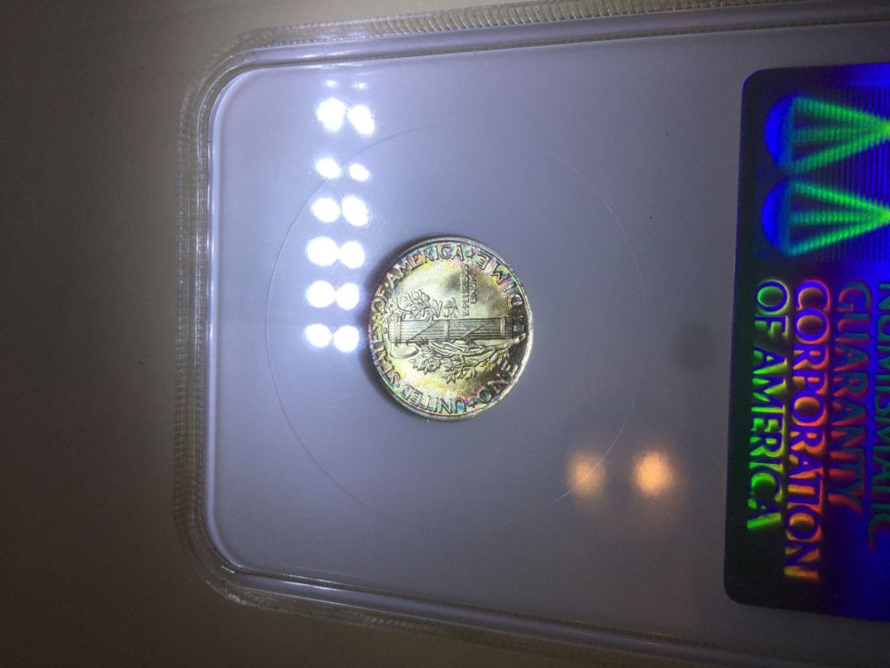 Toned-Mercury-Dimes;-My-Collection-And-Yours