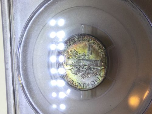 Toned-Mercury-Dimes;-My-Collection-And-Yours