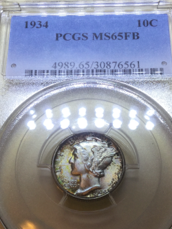 Toned-Mercury-Dimes;-My-Collection-And-Yours
