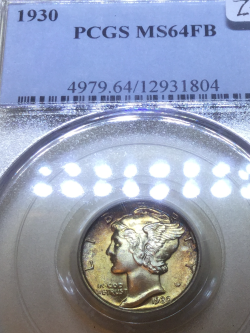 Toned-Mercury-Dimes;-My-Collection-And-Yours