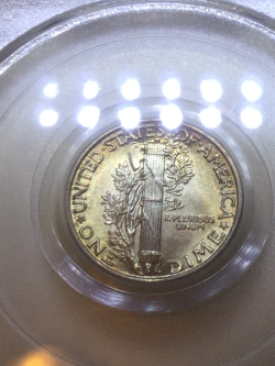 Toned-Mercury-Dimes;-My-Collection-And-Yours