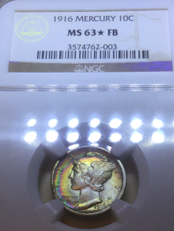 Toned-Mercury-Dimes;-My-Collection-And-Yours