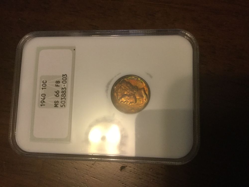 Toned-Mercury-Dimes;-My-Collection-And-Yours