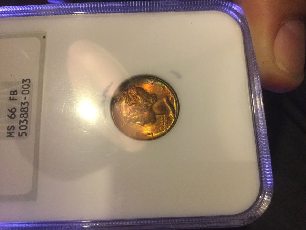 Toned-Mercury-Dimes;-My-Collection-And-Yours