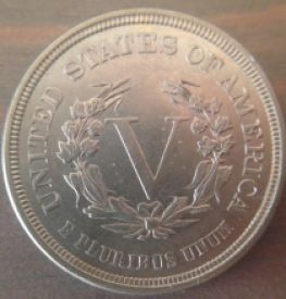 1883-No-Cents-V-Nickel-2-Retained-Cuds-With-Lots-Of-Markers.