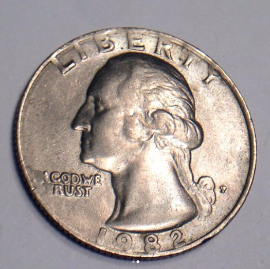 Very-Nice-1982-Missing-Clad-Layer-Quarter!!