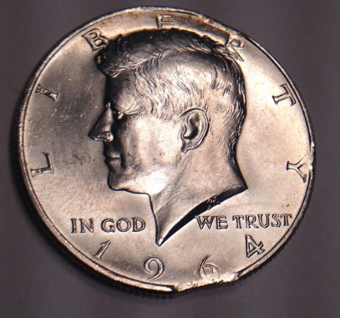 1964-D-Half-Dollar-Triple-Clipped-Planchet