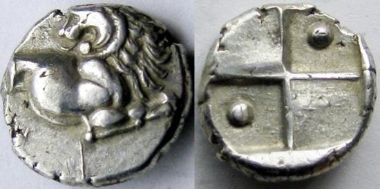 Thrace----Chersonesos,-386---338-Bc,-Silver-Hemidrachm