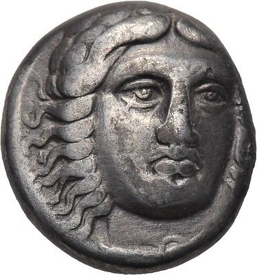 Satraps-Of-Caria,-Maussollos-AR-Drachm