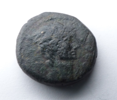 Strange-Bronze-Coin-Augustus---J.-Caesar