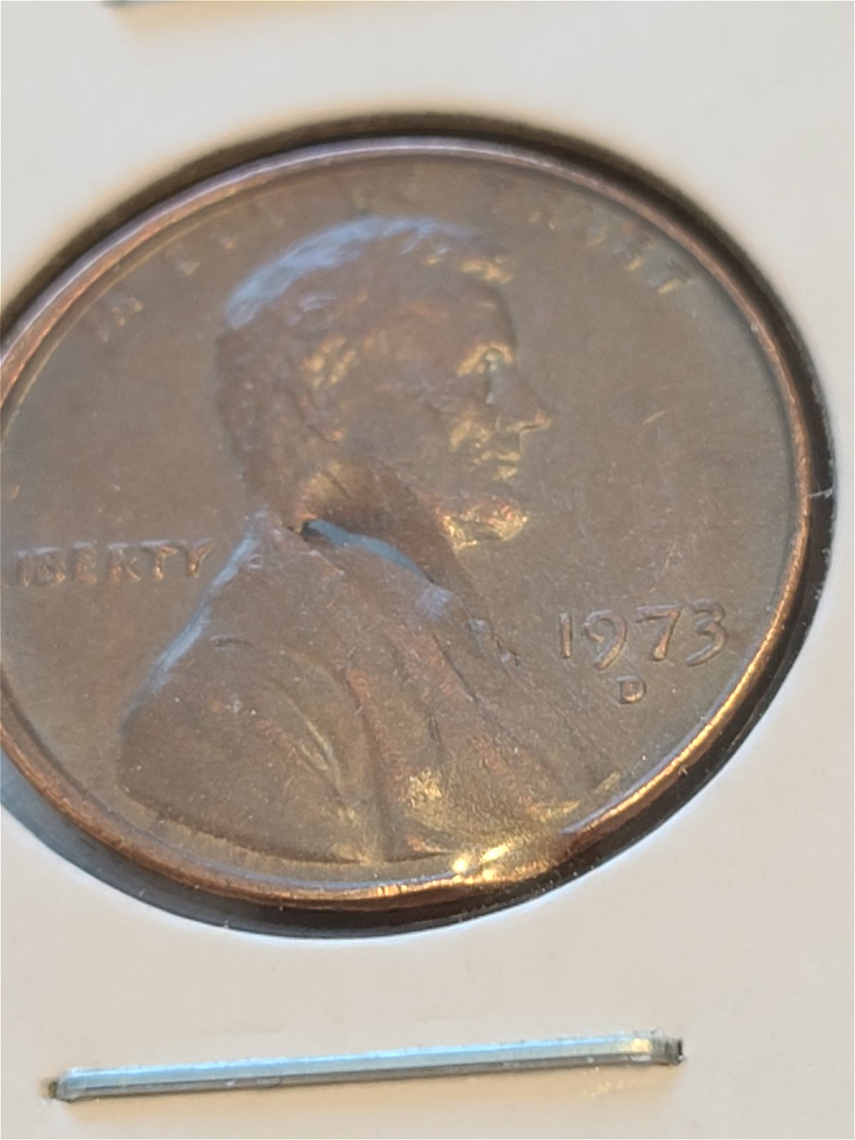 1973-D-Lincoln-Penny-Hole-Through-Coin