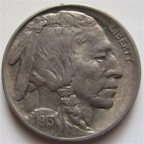 1913-Buffalo-Nickel-Type-1