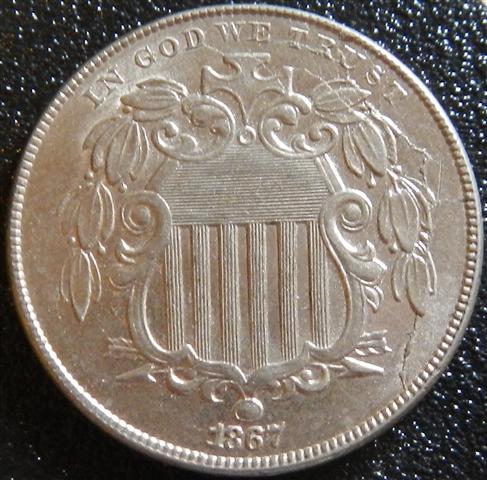 1867-Shield-Nickel---Wicked-Die-Crack