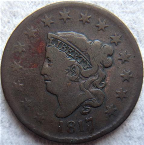 Pair-Of-1817-Large-Cents