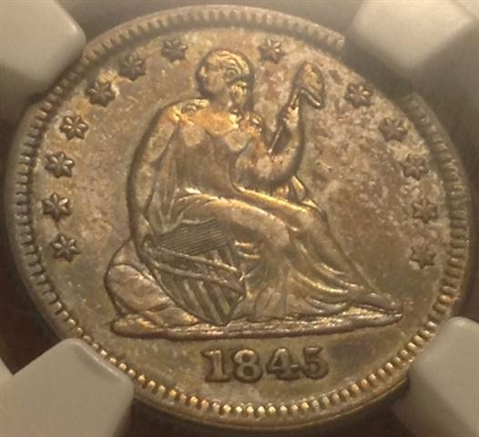 1845-Seated-Liberty-Quarter-Ngc-Grade-Posted