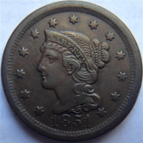 1851-Large-Cent---You-Grade-It!