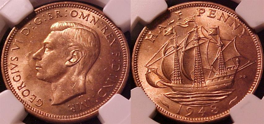 1948-Half-Penny