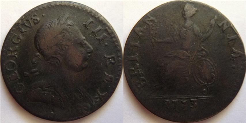 1773-Halfpenny