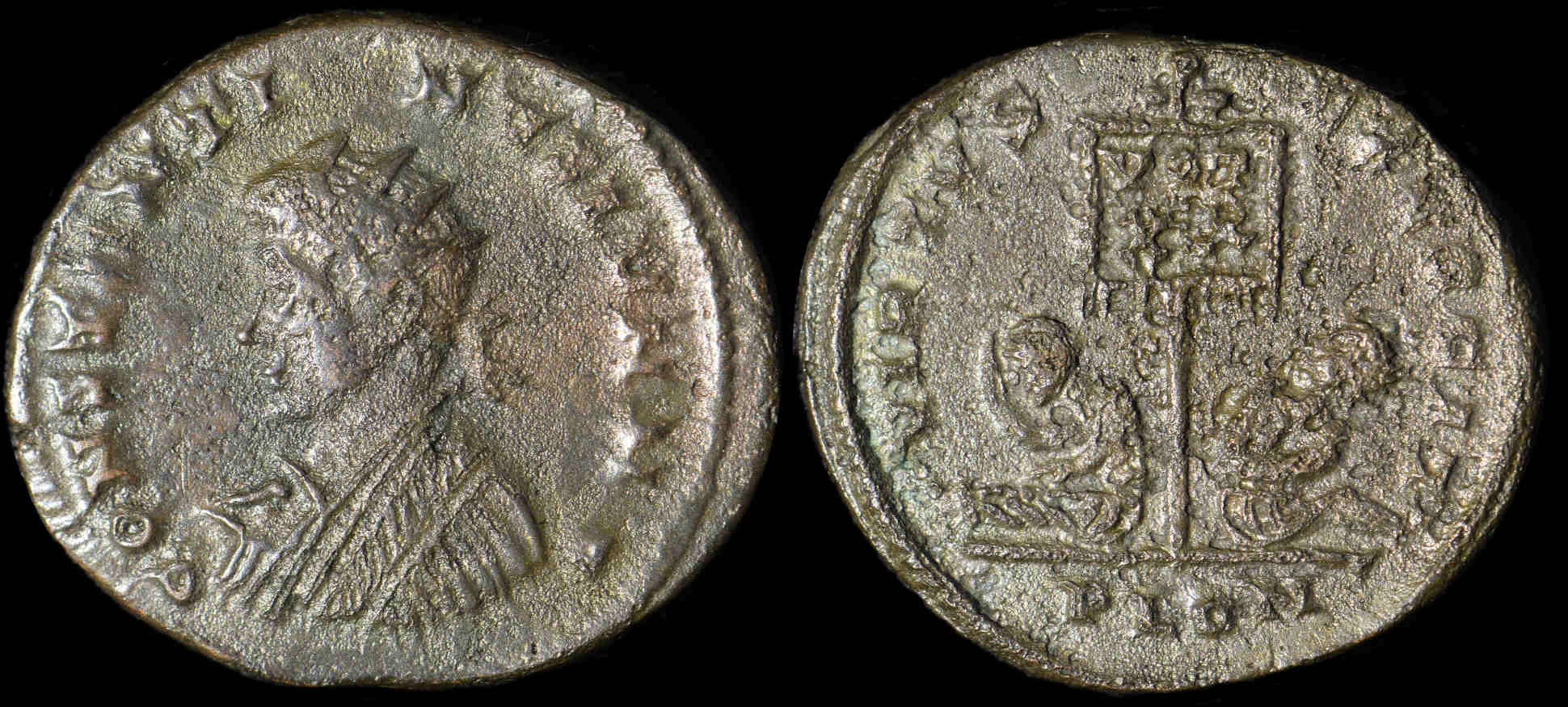 Probus-With-Quadriga-Ae-Ant-&-A-Constantine-II-Scarce-London-Type-Folles