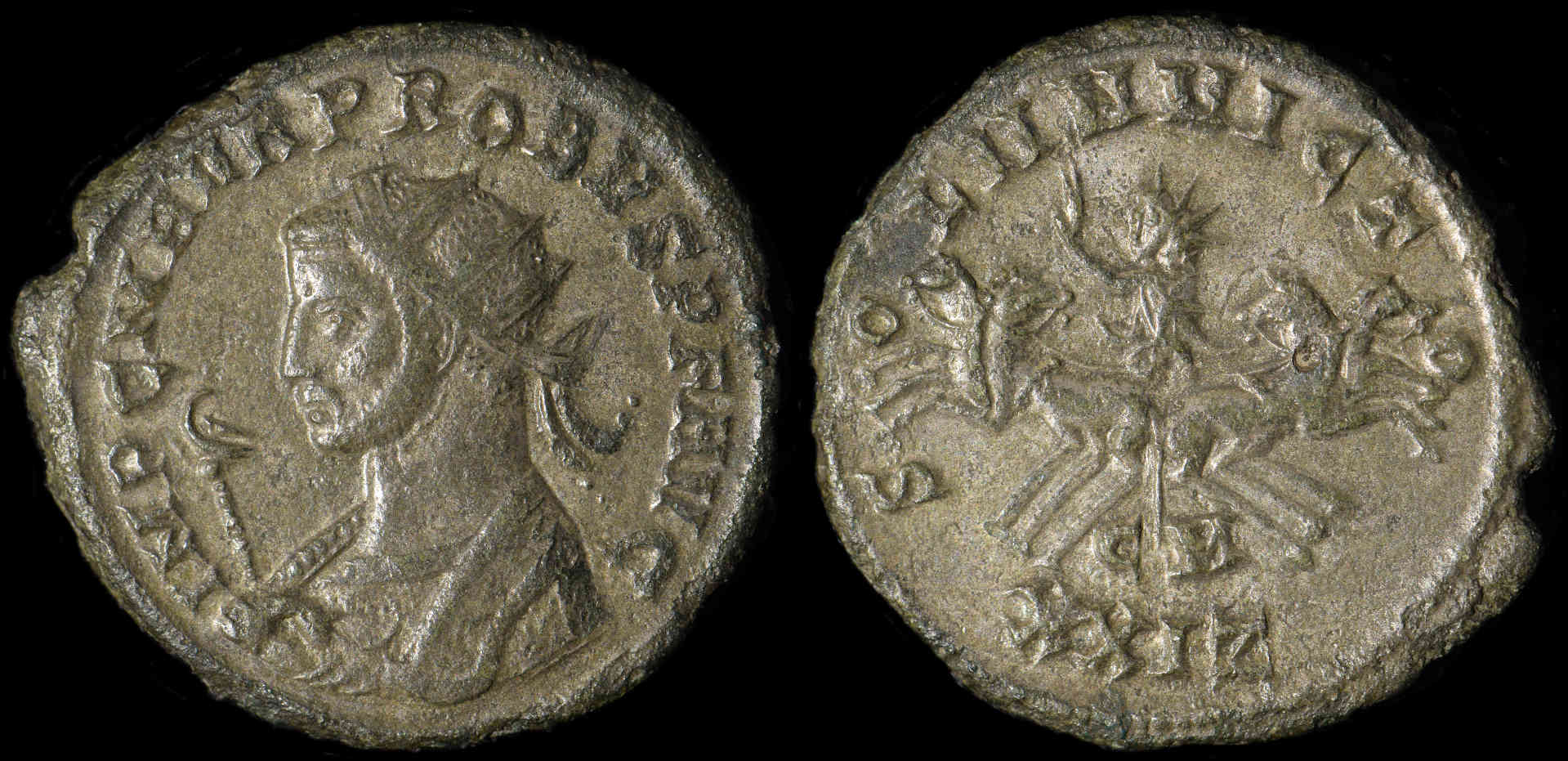 Probus-With-Quadriga-Ae-Ant-&-A-Constantine-II-Scarce-London-Type-Folles