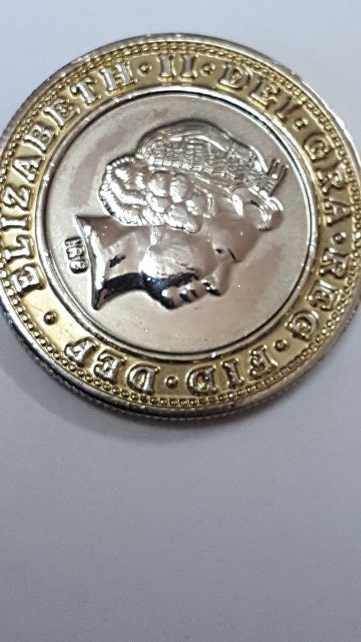 Weird-Looking-�2-Coin/-Fake?