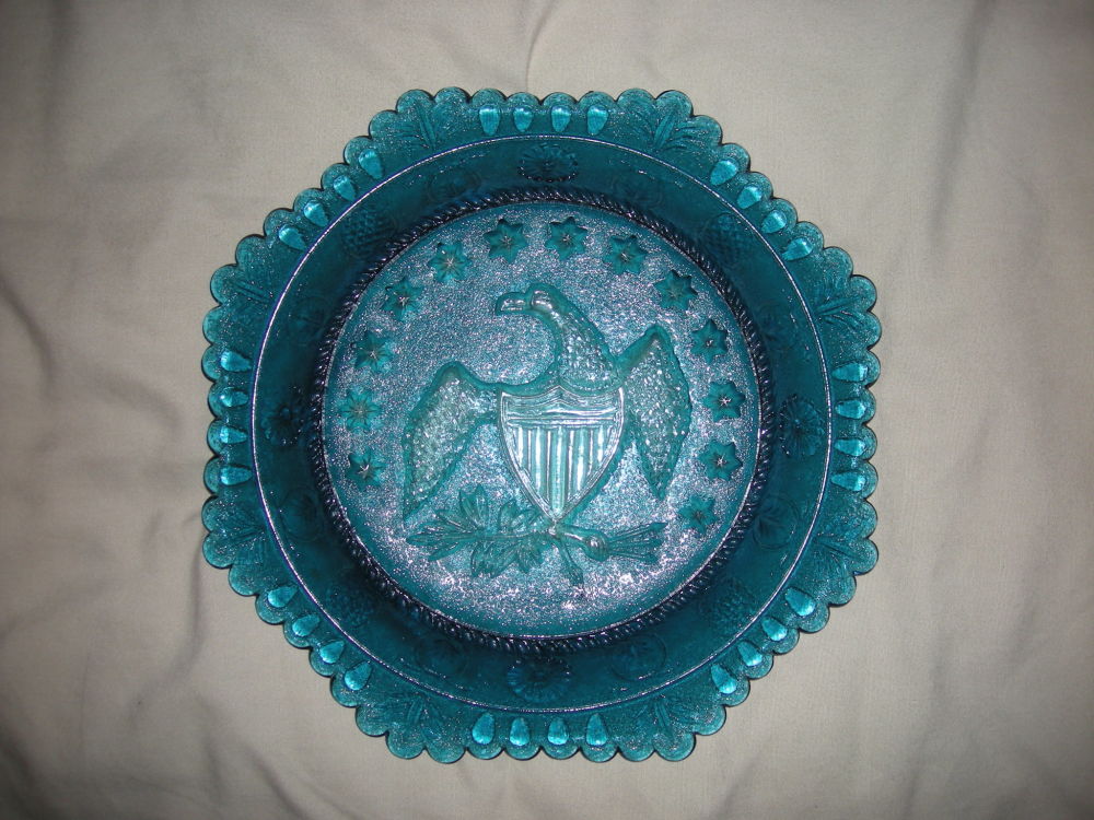 Somewhat-Off-Topic--Decorative-Plate-W/-Stylized-1800-S-Eagle
