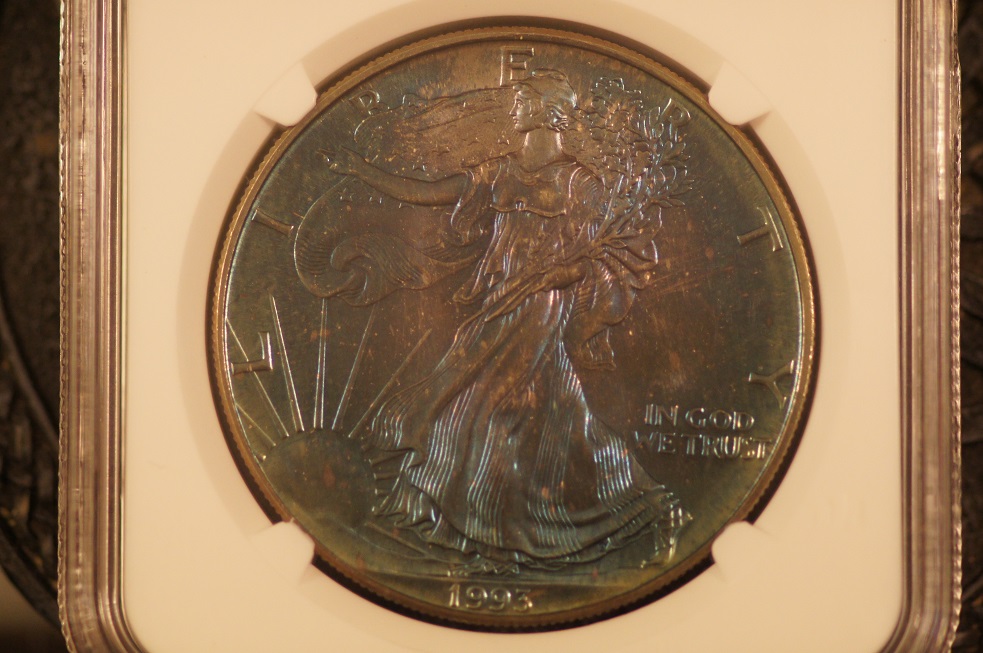 2014-Rainbow-Toned-American-Silver-Eagle-Dollar