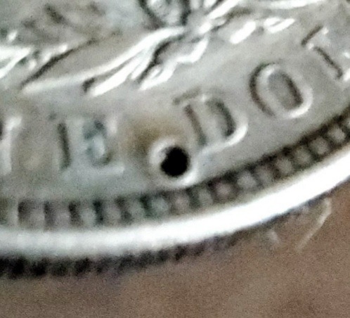 1921-Dollar-Coin-With-Strange-Hole