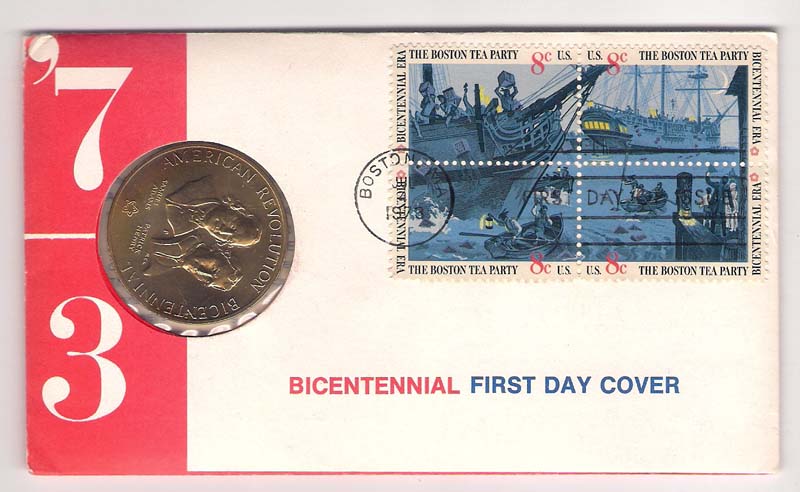 American-Revolution-Bicentennial-Medal-FDC's